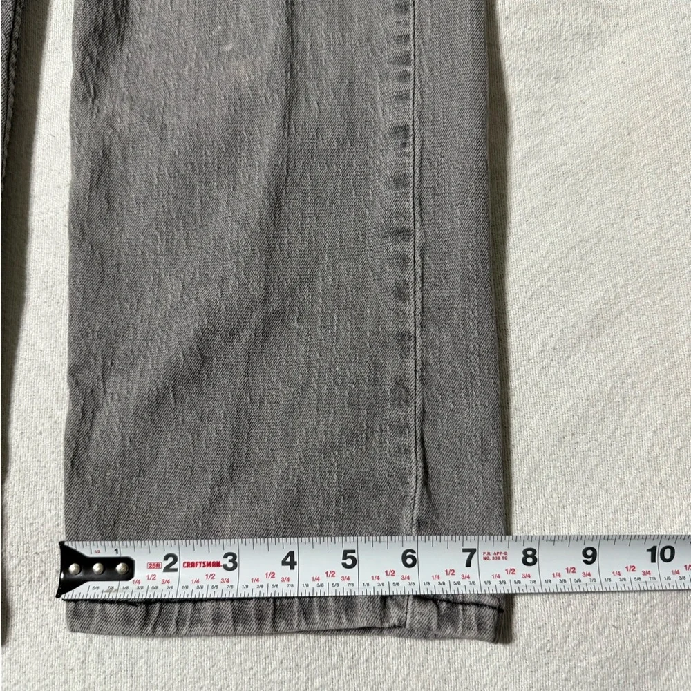 Levis 505 Jeans Mens 33x29 Gray‎ Regular Straight Mid Rise Denim